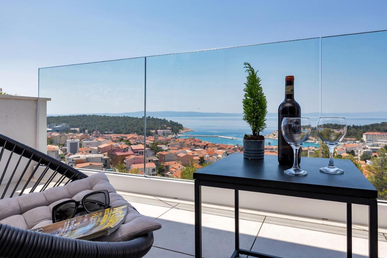 Luxury Seaview apartment Makarska Exteriör bild